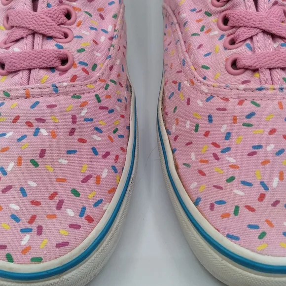 Vans RARE Pink Frosted Donut Sprinkle Sneakers