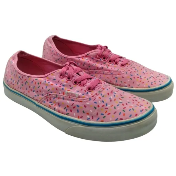 Vans RARE Pink Frosted Donut Sprinkle Sneakers