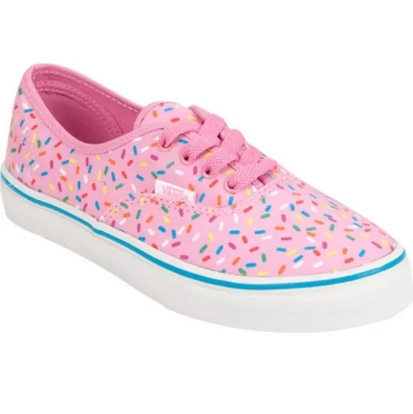 Vans RARE Pink Frosted Donut Sprinkle Sneakers