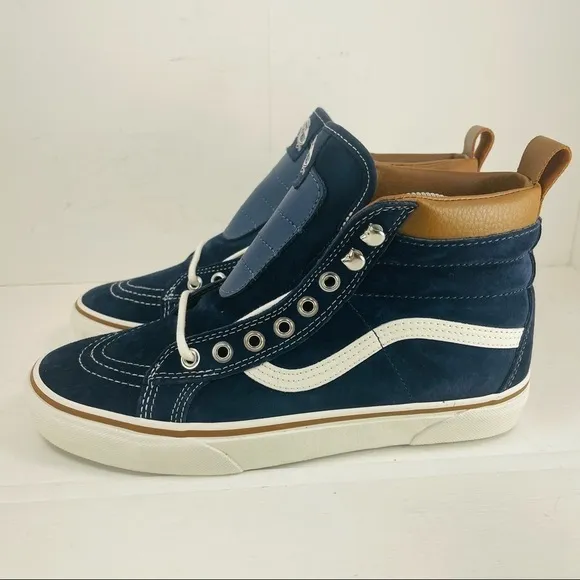 VANS Sk8-Hi All Weather MTE Dark Blue Women Size 10
