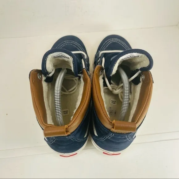 VANS Sk8-Hi All Weather MTE Dark Blue Women Size 10