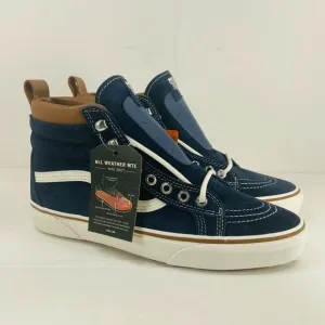 VANS Sk8-Hi All Weather MTE Dark Blue Women Size 10