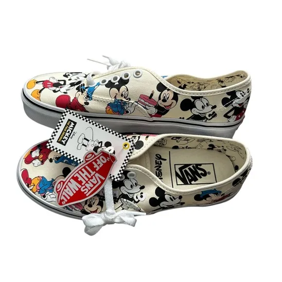 Vans X Disney Mickey's Birthday Mens US Size 6.5 Women's 8 Shoes