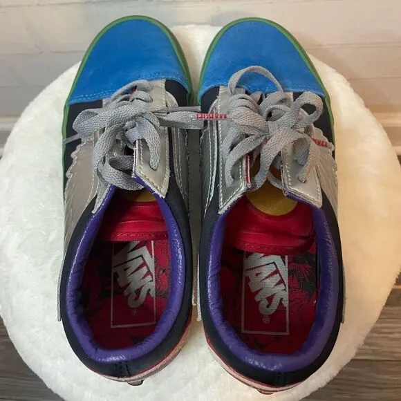Vans X Marvel Collab Old Skool Avengers Shoes Sneakers Size Women's 6.5/Men's 5