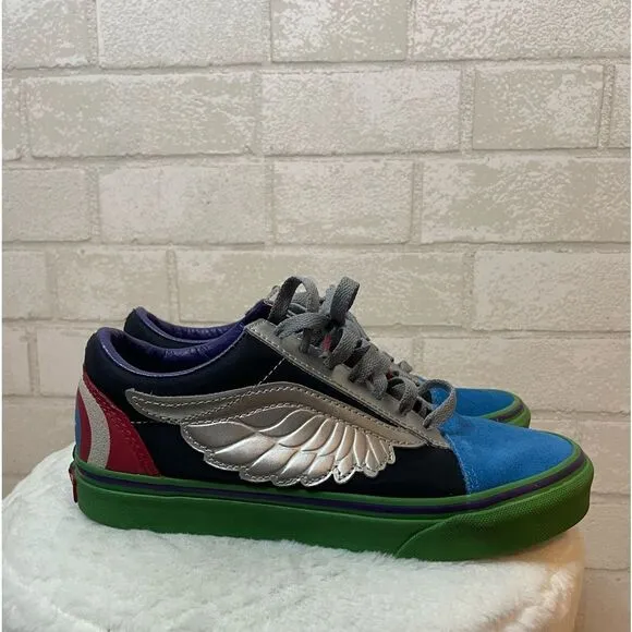 Vans X Marvel Collab Old Skool Avengers Shoes Sneakers Size Women's 6.5/Men's 5