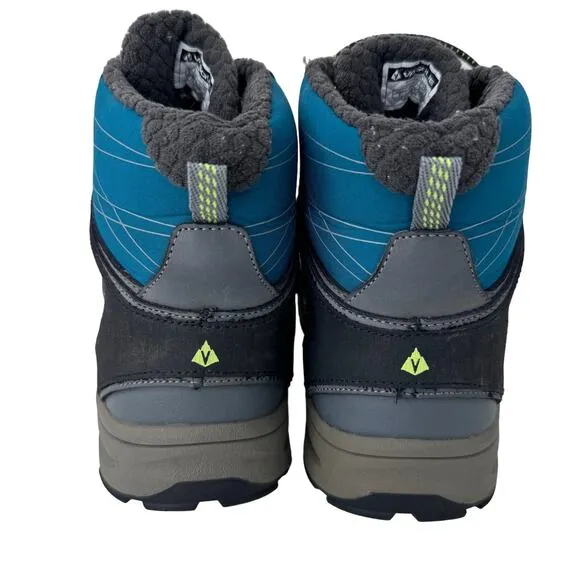 Vasque Coldspark UltraDry Winter Boots Waterproof Leather Blue‎ Kids Size 5