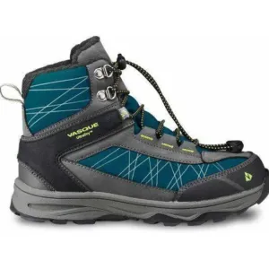 Vasque Coldspark UltraDry Winter Boots Waterproof Leather Blue‎ Kids Size 5