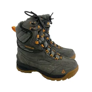 Vasque Pow Pow Boots Ultradry Waterproof Lace Up Mid 400G Gray Suede Womens 7.5
