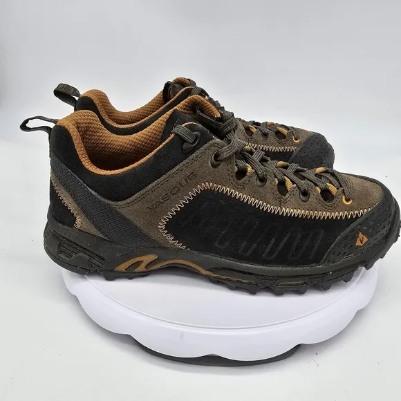 Vasque Shoes Men's 9M JUXT Hiking Boots Lace Up Orange Brown
