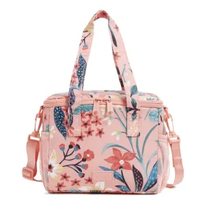 Vera Bradley Recycled Ripstop Lunch Cooler, Paradise Bright Coral