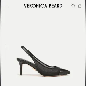Veronica Beard Liliana Mesh Slingback Pump Black Size 10 NWT box and dust bag