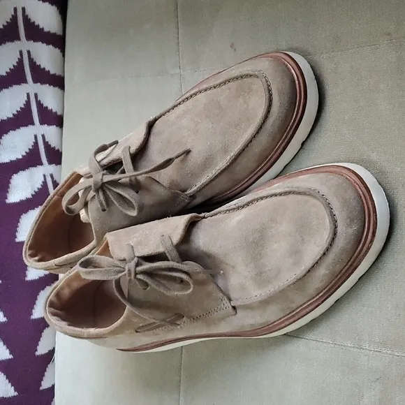 VINCE Wellington coastal sports suede shoes