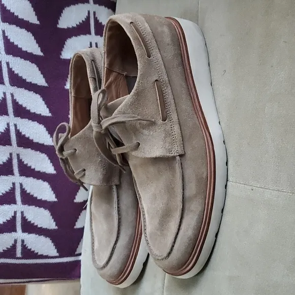 VINCE Wellington coastal sports suede shoes