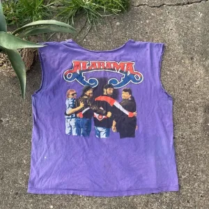 Vintage 1992 Alabama Graphic Band T-Shirt (Flawed)