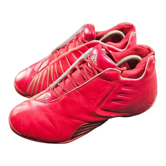 Vintage Adidas 2003 Tmac Tracy McGrady 3 All Star Red Men's Size 8.5