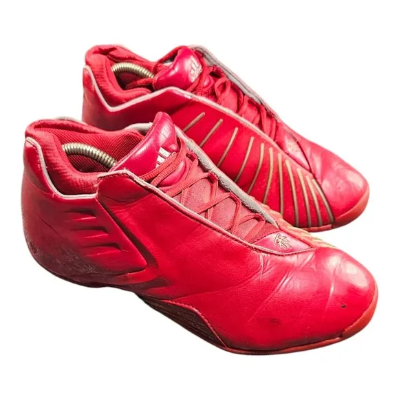 Vintage Adidas 2003 Tmac Tracy McGrady 3 All Star Red Men's Size 8.5