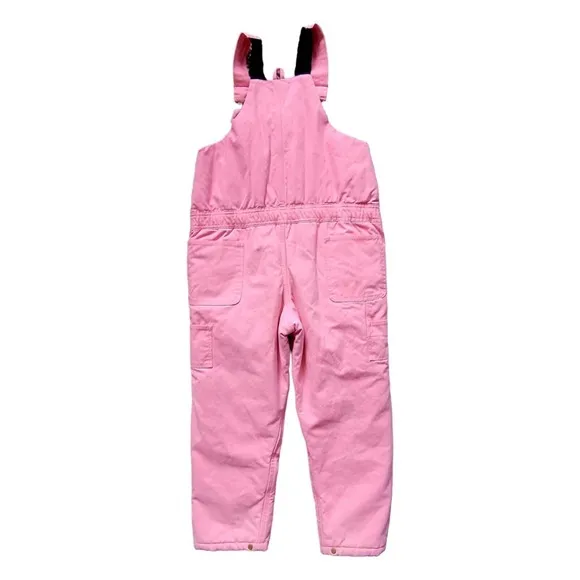 Vintage‎ Schmidt Pink Cotton Canvas Overalls Youth 10-12 Workwear