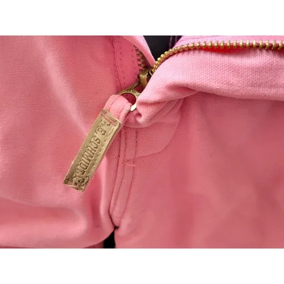 Vintage‎ Schmidt Pink Cotton Canvas Overalls Youth 10-12 Workwear