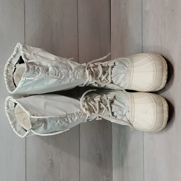 Vintage Sorel Women Snowlion Tall Insulated Lined  Duck Boots Canada sz 8