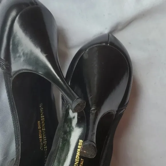 Vintage Susan Bennis‎ Edward's mesh stilettos 9.5