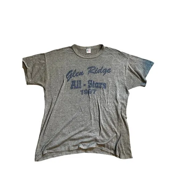Vintage t-shirt Russel baseball all stars 1997 grey size large