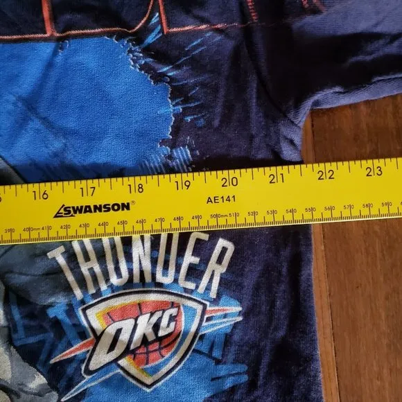 Vintage Y2K Kevin Durant All Over Print Shirt Oklahoma City Thunder Men's Large