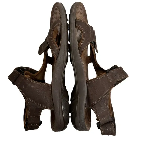 Vionic Brown Mick Casual Outdoor Sandals with Orthaheel Technology Men's Size11