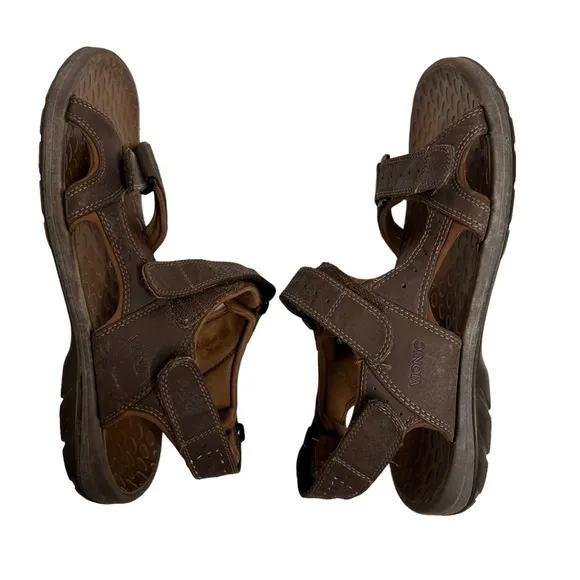 Vionic Brown Mick Casual Outdoor Sandals with Orthaheel Technology Men's Size11