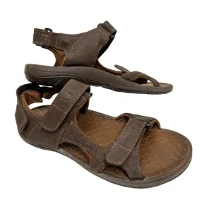 Vionic Brown Mick Casual Outdoor Sandals with Orthaheel Technology Men's Size11
