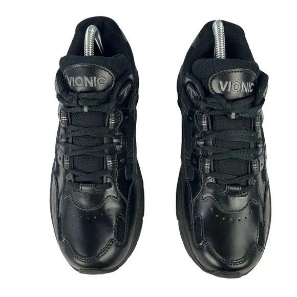 Vionic Walker Classic‎ Black Sneaker Womens Size 8.5
