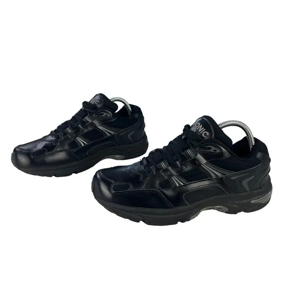Vionic Walker Classic‎ Black Sneaker Womens Size 8.5