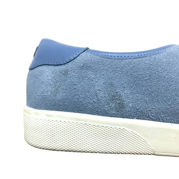 Vionic Women's Size 7 Brinley Suede Lace Up Comfort Sneakers Light Blue