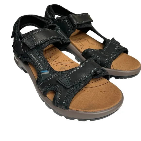 Visionreast Mens Athletic Open Toe Hiking Outdoor Non-slip Sandals 10