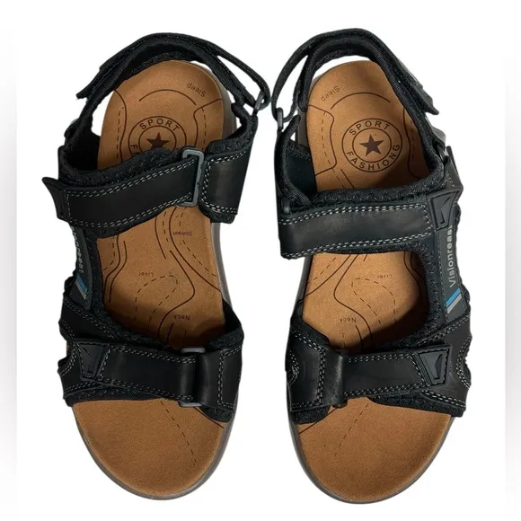 Visionreast Mens Athletic Open Toe Hiking Outdoor Non-slip Sandals 10
