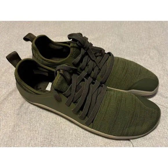 VivoBarefoot Size 42 10.5 Women Kanna Olive Mesh Synthetic 200108-02 New