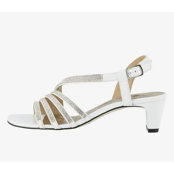 Walking Cradles Lettie White Women's Dress Shoes Size 6.5, Elegant &amp; Comfortable