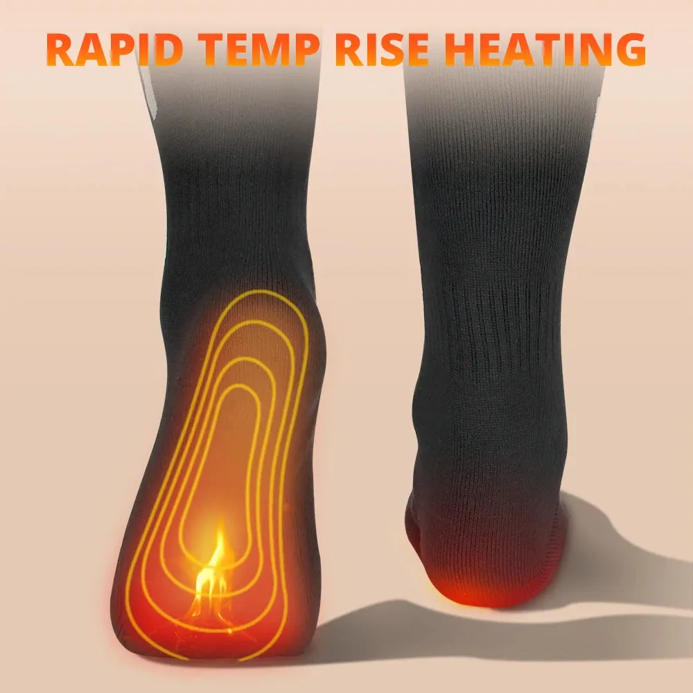 Winter Heated Socks Rechargeable Heating Socks for USB 5000mah Heated Socks Warmth Outdoor Heated Boots Snowmobile Winter Ski