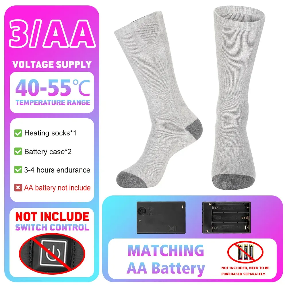 Winter Heated Socks Rechargeable Heating Socks for USB 5000mah Heated Socks Warmth Outdoor Heated Boots Snowmobile Winter Ski