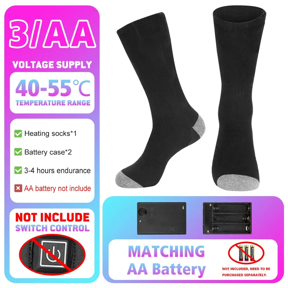 Winter Heated Socks Rechargeable Heating Socks for USB 5000mah Heated Socks Warmth Outdoor Heated Boots Snowmobile Winter Ski
