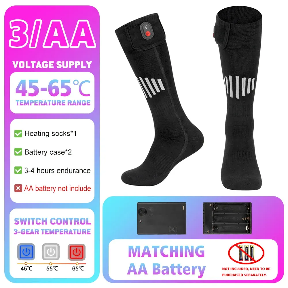 Winter Heated Socks Rechargeable Heating Socks for USB 5000mah Heated Socks Warmth Outdoor Heated Boots Snowmobile Winter Ski