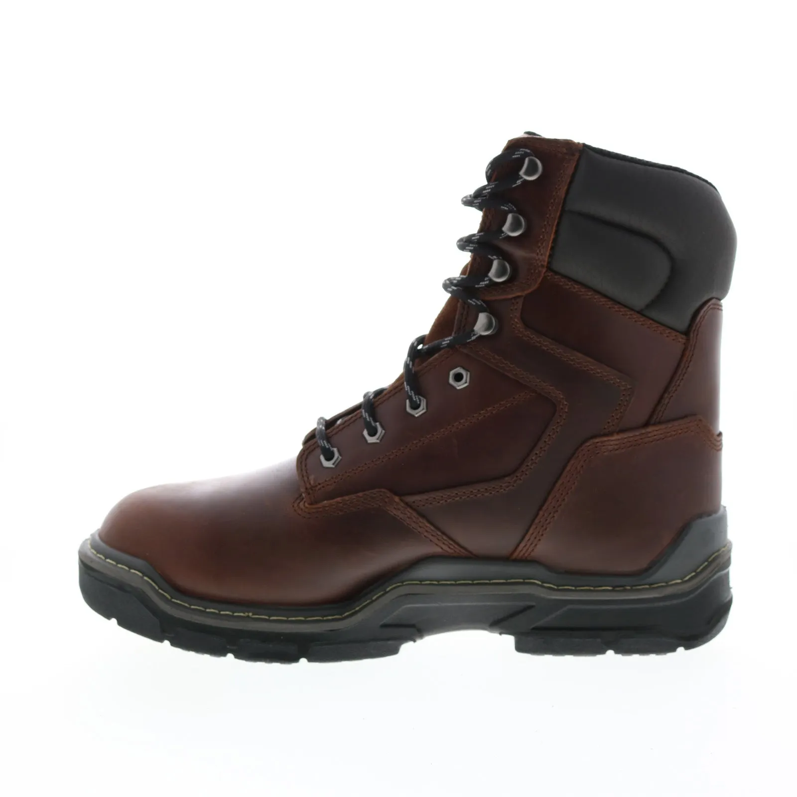 Wolverine Raider Durashocks WP Insulated 8" Mens Brown Wide Work Boots