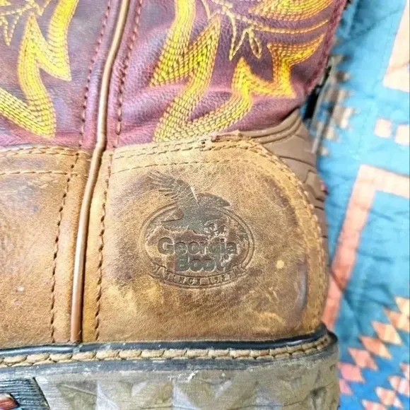 Woman's Georgia waterproof steel toed boots