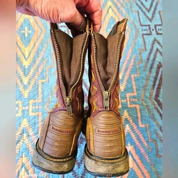 Woman's Georgia waterproof steel toed boots