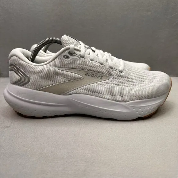 Womens 11.5 / Mens 10 (B) Brooks Glycerin 21 Shoes White/Silver Running Walking