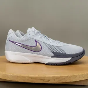 Womens 14 / Mens 12.5 Nike G.T. Cut Academy Shoes Grey Purple Basketball Sneaker