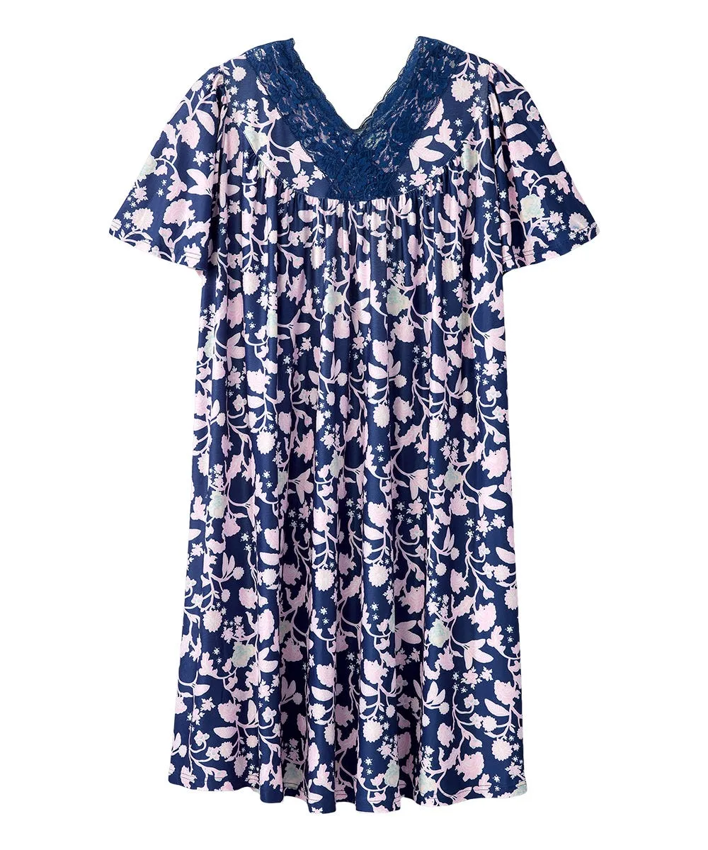 Women's Buttery Soft Easy-On Lounge Dress/ Nightgown