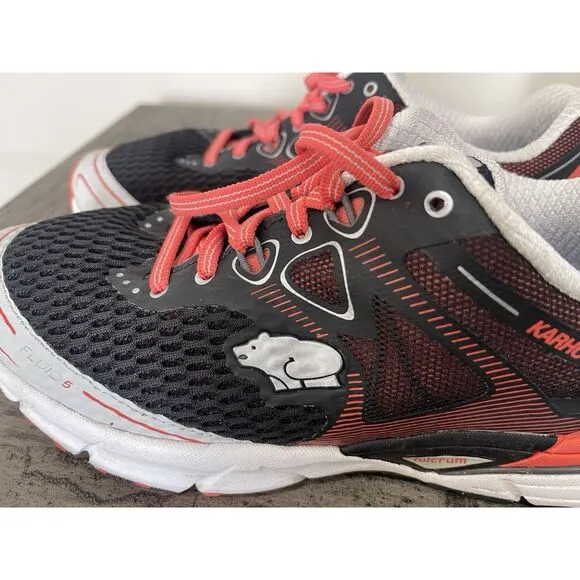 Women's Karhu Fluid 5 MRE Walking Shoes Sneakers Size 7.5 US/39 EU Black Pink