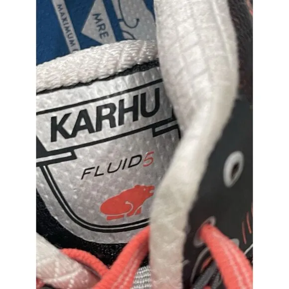 Women's Karhu Fluid 5 MRE Walking Shoes Sneakers Size 7.5 US/39 EU Black Pink