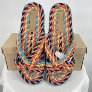 Women's New in Box Salt   Umber Sierra Rope Sandal Shoes Rainbow EU41/US10