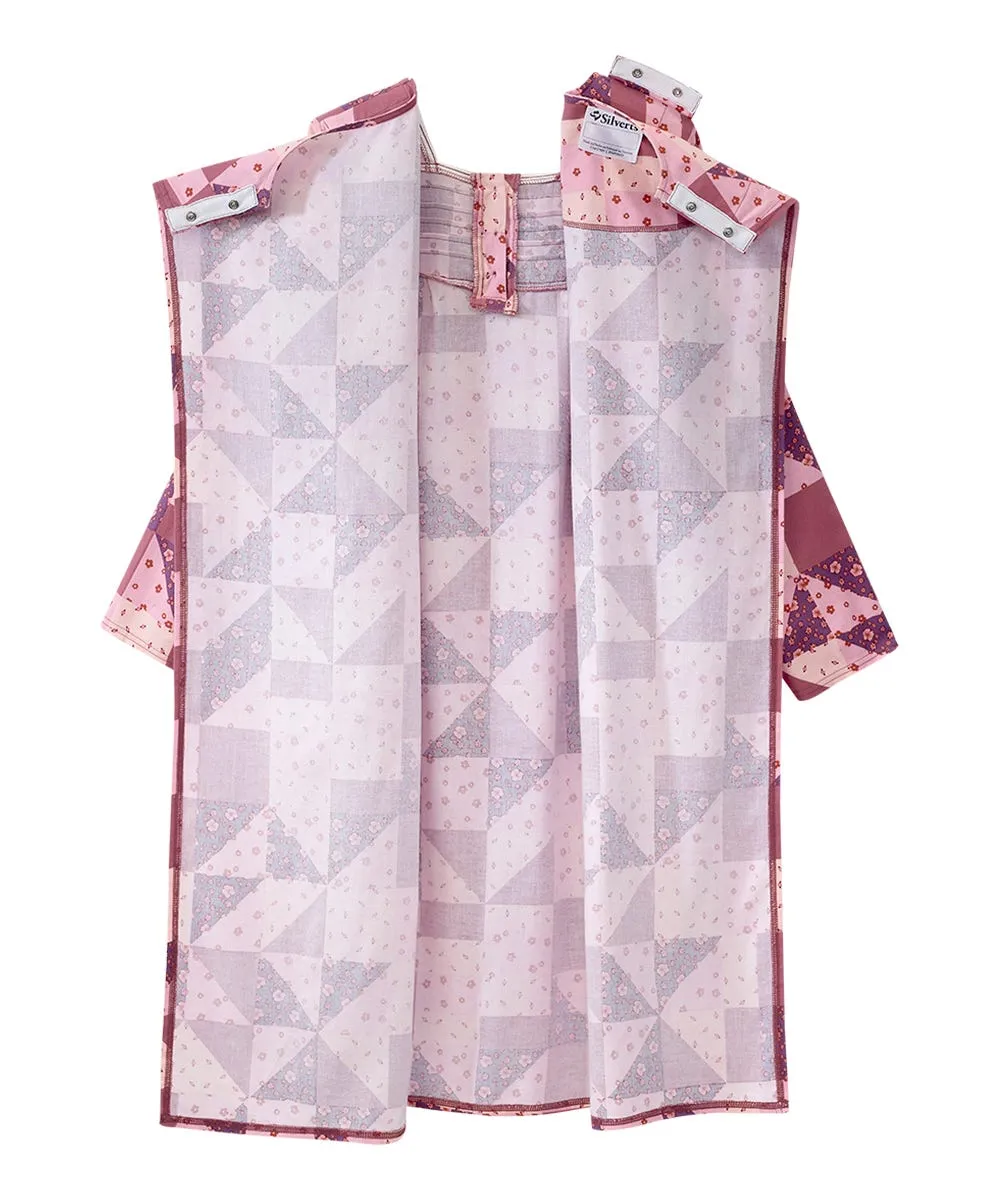 Women's No Peek Open Back Flannel Nightgown